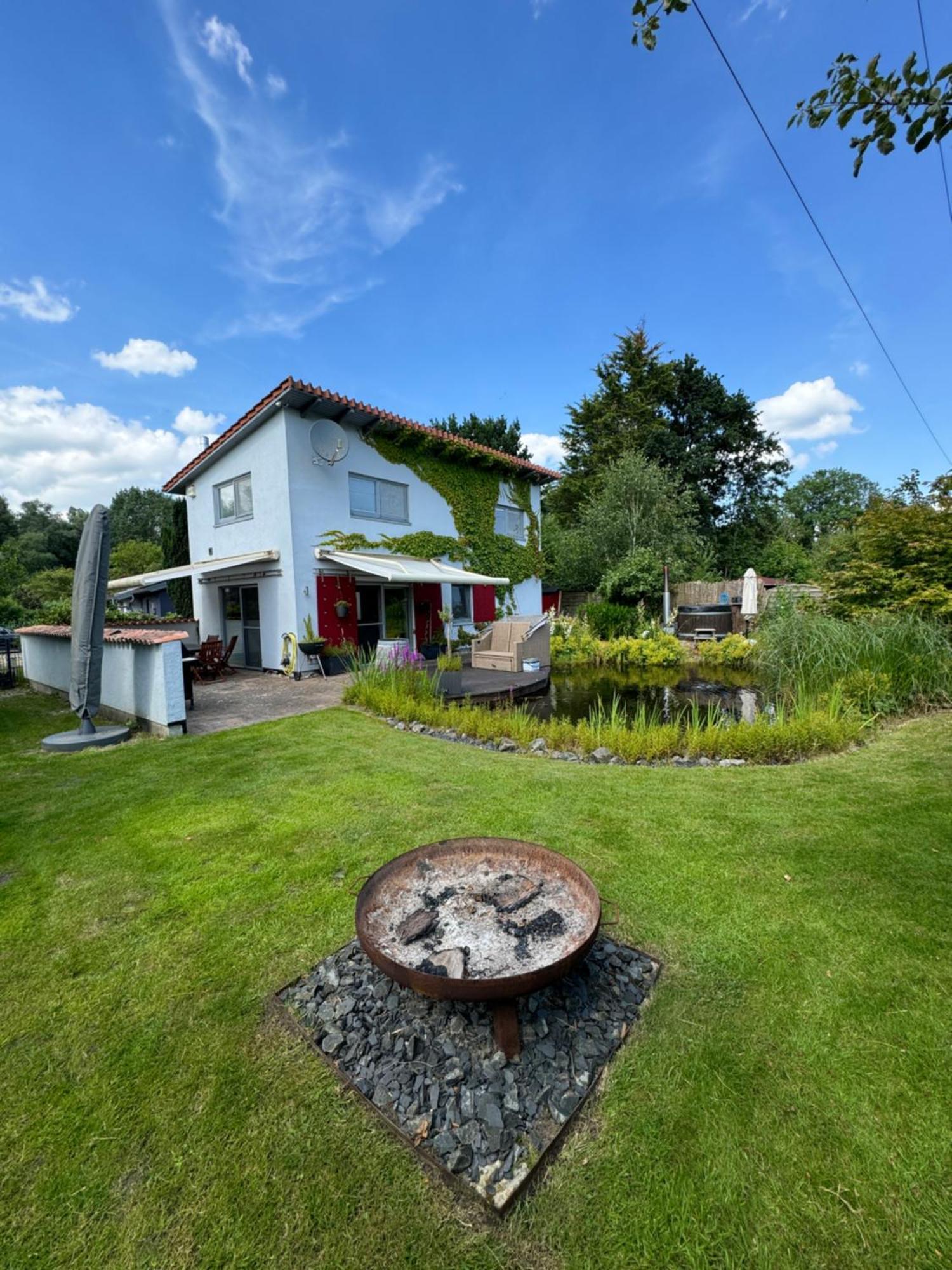 Luxurioeses Ferienhaus Am Ems Jade Kanal ザンデ エクステリア 写真